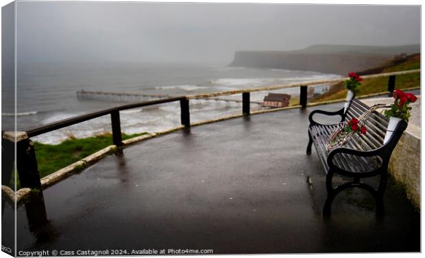 Sounds of the Sea - Saltburn-by-the-Sea Canvas Print by Cass Castagnoli