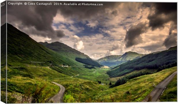 Argyll Forest Park, Scotland Canvas Print by Cass Castagnoli