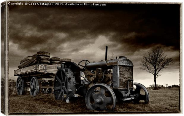 Storm Brewing Canvas Print by Cass Castagnoli