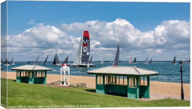 Cowes Classic Week Canvas Print by Wight Landscapes