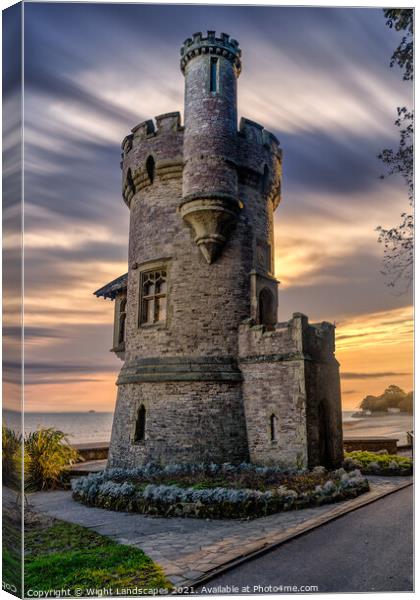 Appley Tower Ryde Isle Of Wight Canvas Print by Wight Landscapes