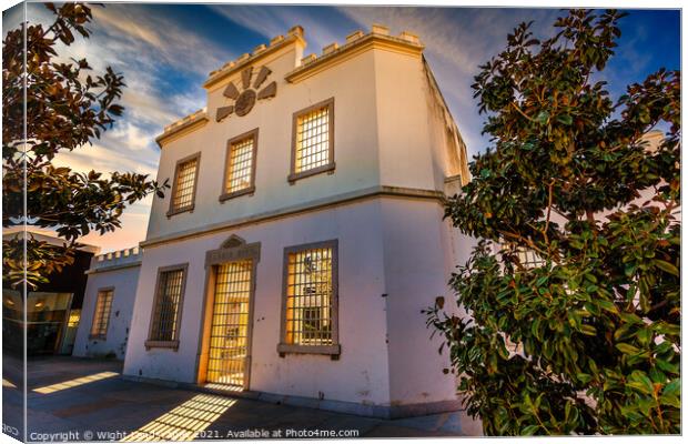 Cadeia Civil Tavira Canvas Print by Wight Landscapes