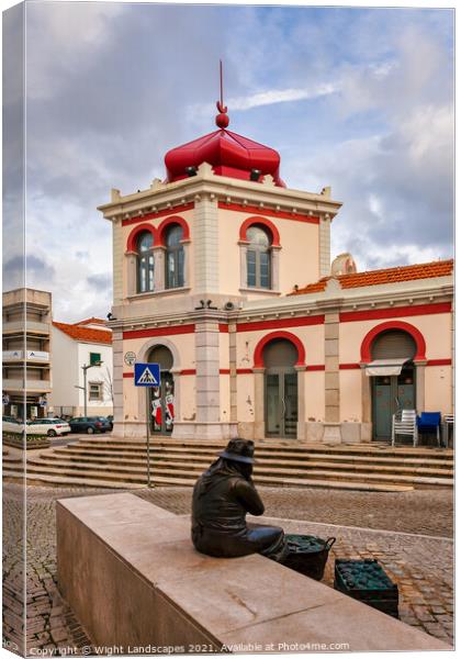 The Street Seller Canvas Print by Wight Landscapes