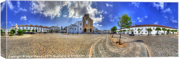 Faro 360 Panorama Canvas Print by Wight Landscapes