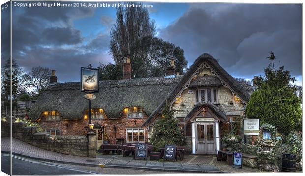 The Crab Inn Shanklin Canvas Print by Wight Landscapes
