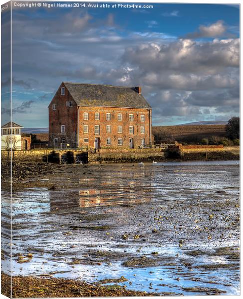 Old Millhouse Yarmouth Canvas Print by Wight Landscapes