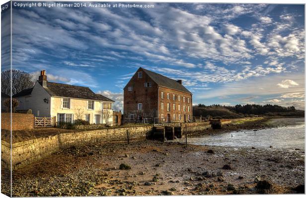 The Old Millhouse Canvas Print by Wight Landscapes