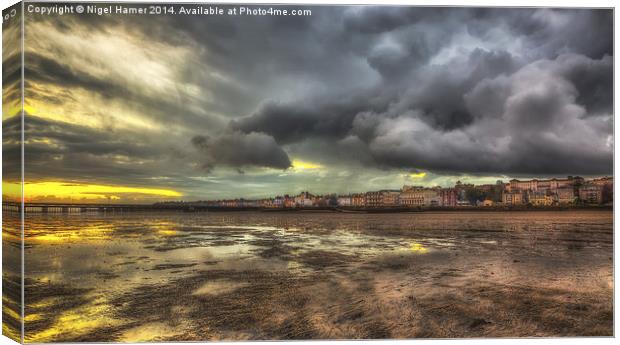 Early Morning At Ryde Canvas Print by Wight Landscapes