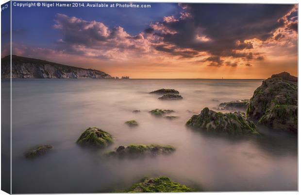 Alum Bay and The Needles #3 Canvas Print by Wight Landscapes