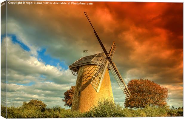 Bembridge Windmill #3 Canvas Print by Wight Landscapes