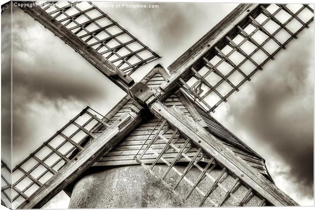 Bembridge Windmill #5 Canvas Print by Wight Landscapes