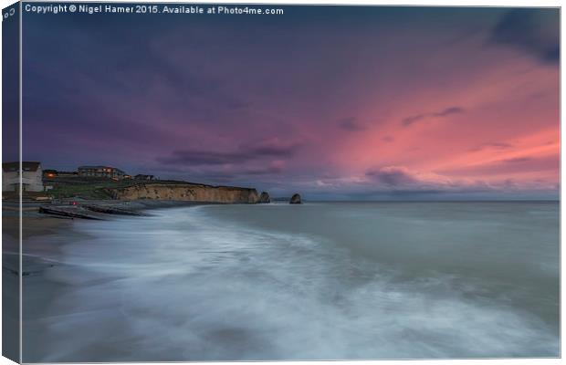 Freshwater Bay Canvas Print by Wight Landscapes