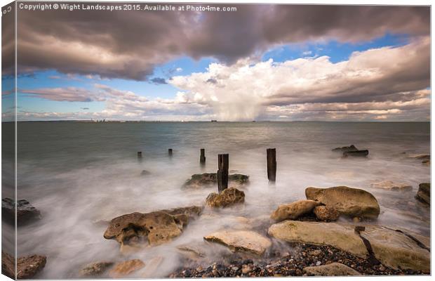 Seaview Seascape Canvas Print by Wight Landscapes