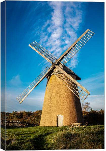 Bembridge Windmill Canvas Print by Wight Landscapes