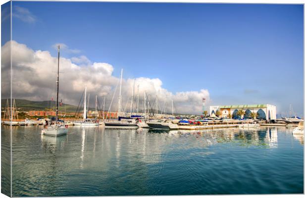 Marina Smir Canvas Print by Wight Landscapes