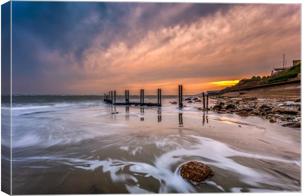 Coastal Watch Station Canvas Print by Wight Landscapes