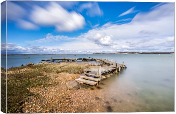Newtown Creek Canvas Print by Wight Landscapes