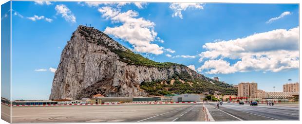 Welcome To Gibraltar Canvas Print by Wight Landscapes