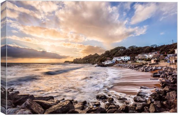 Steephill Cove Ventnor Canvas Print by Wight Landscapes