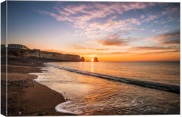 Freshwater Bay Sunrise Canvas Print by Wight Landscapes