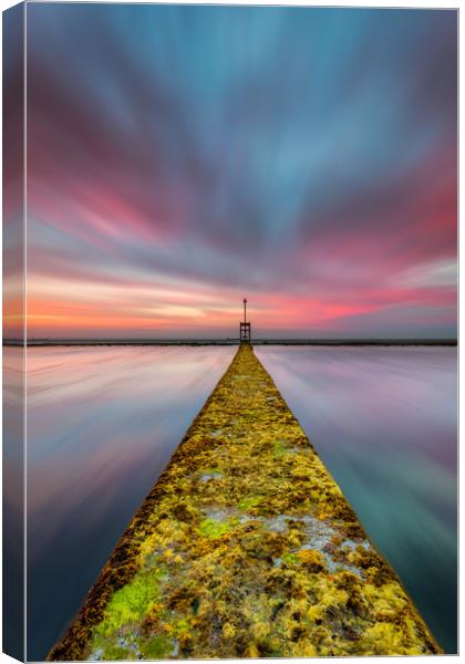 Fixed Link Or Road To Hell Canvas Print by Wight Landscapes