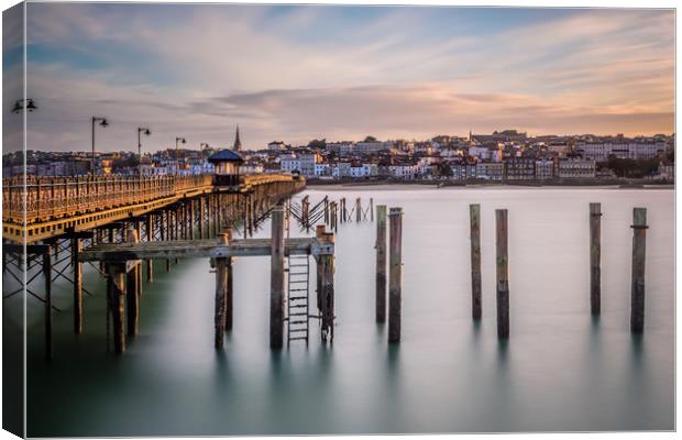 Old Ryde Pier Canvas Print by Wight Landscapes