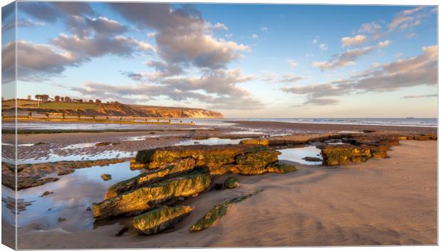 Yaverland Beach Isle Of Wight Canvas Print by Wight Landscapes