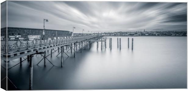 Old Ryde Pier Isle Of Wight Canvas Print by Wight Landscapes