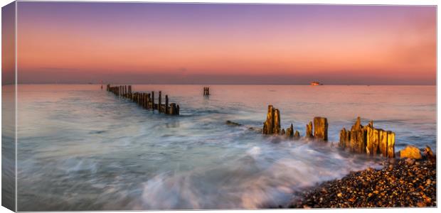 Bembridge Harbour Isle Of Wight Canvas Print by Wight Landscapes