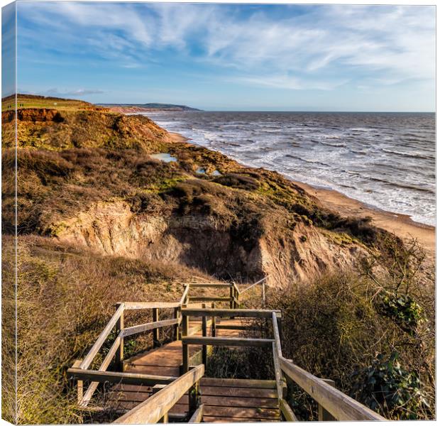 Chilton Chine Isle Of Wight Canvas Print by Wight Landscapes