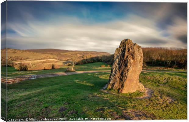 The Longstone Canvas Print by Wight Landscapes
