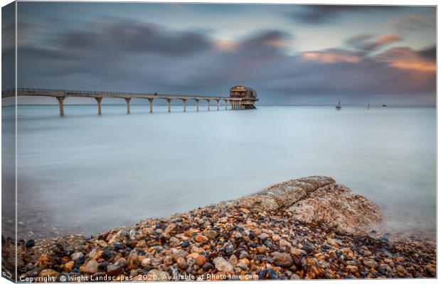 Bembridge Lifeboat Station Canvas Print by Wight Landscapes
