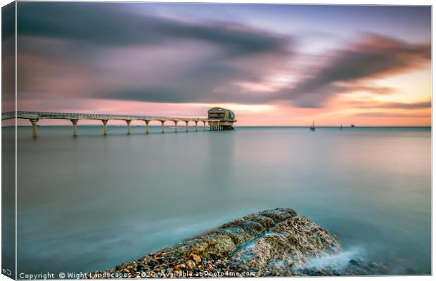 Bembridge Lifeboat Station  Canvas Print by Wight Landscapes