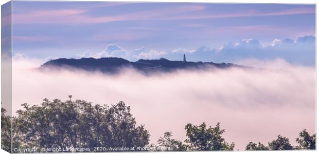 Culver In The Fog Canvas Print by Wight Landscapes