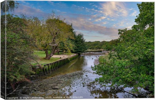 Shalfleet Below The Mill Canvas Print by Wight Landscapes