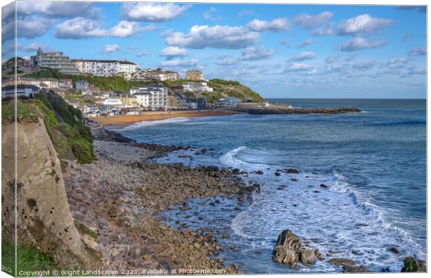 Ventnor Isle Of Wight Canvas Print by Wight Landscapes