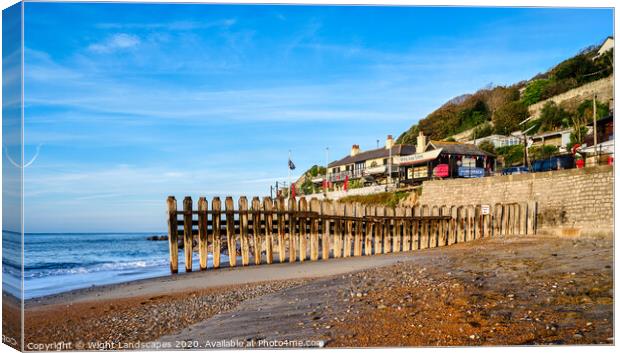 Spyglass Inn Ventnor Isle Of Wight Canvas Print by Wight Landscapes
