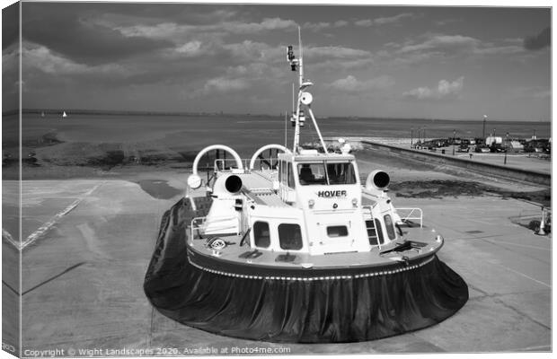 Freedom 90 Hovercraft Canvas Print by Wight Landscapes