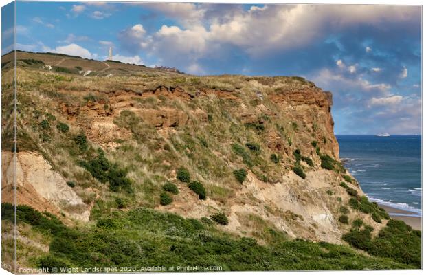 Culver Down Isle Of Wight Canvas Print by Wight Landscapes