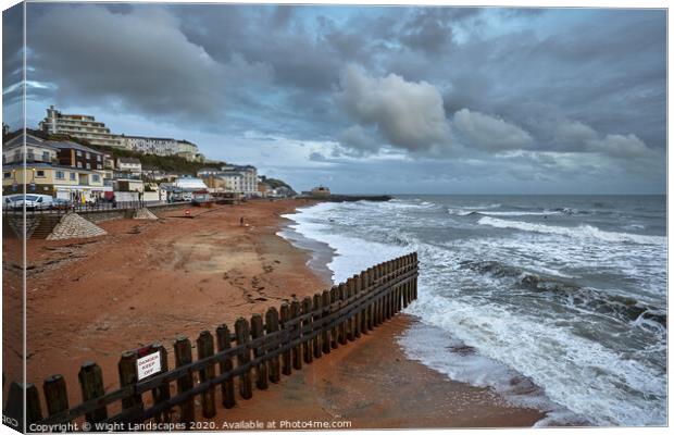 Ventnor Isle Of Wight Canvas Print by Wight Landscapes