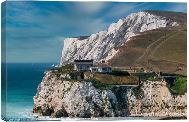 The Path To Tennysons Monument Canvas Print by Wight Landscapes