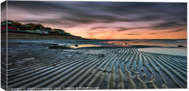 Foreland Beach Bembridge Canvas Print by Wight Landscapes