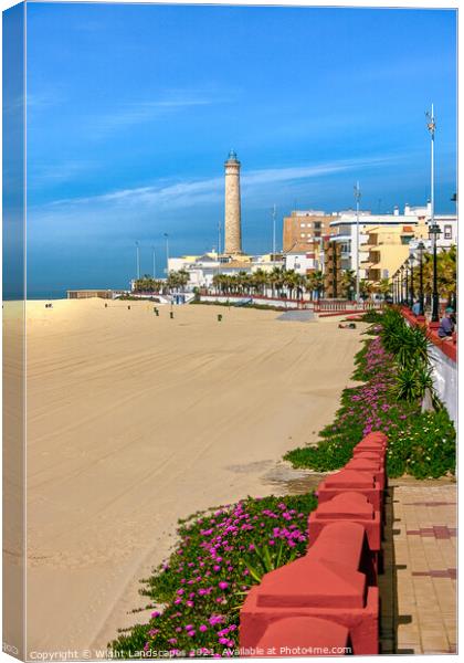 Playa de Regla Chipiona Spain Canvas Print by Wight Landscapes