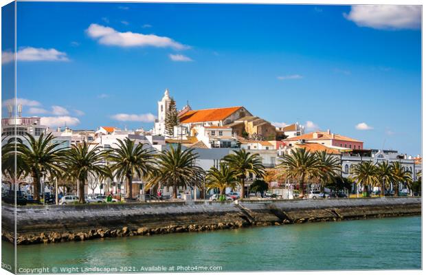 Lagos Algarve Portugal Canvas Print by Wight Landscapes