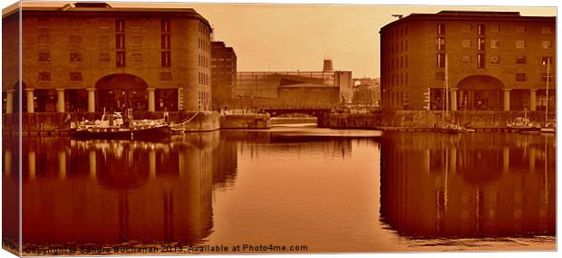 Albert Dock Liverpool Canvas Print by Sandra Buchanan