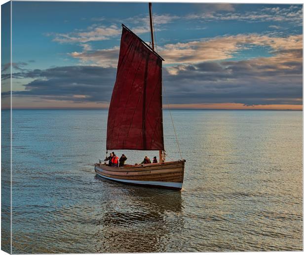 Sailing in the Bay Canvas Print by David Hollingworth