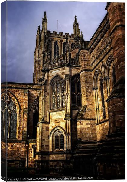 Hereford Cathedral Canvas Print by Joel Woodward