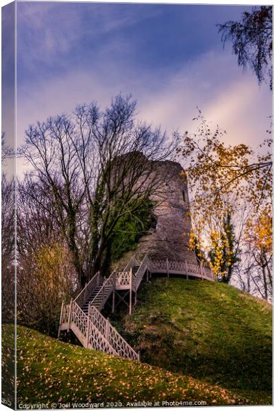 Bronllys Castle Canvas Print by Joel Woodward