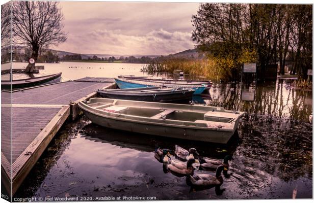 Llangorse Lake Canvas Print by Joel Woodward