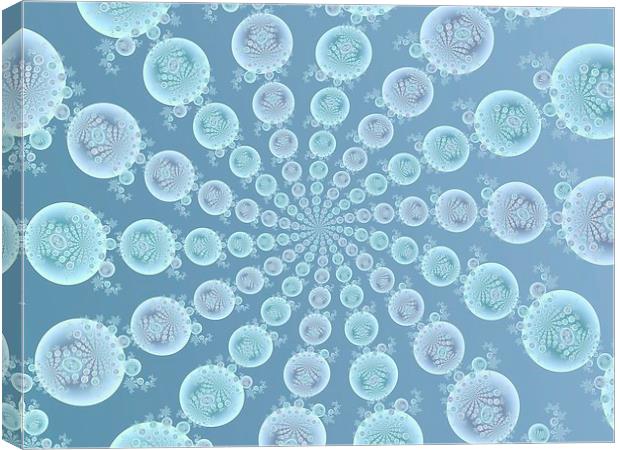 Snowball Spiral Canvas Print by Colin Forrest